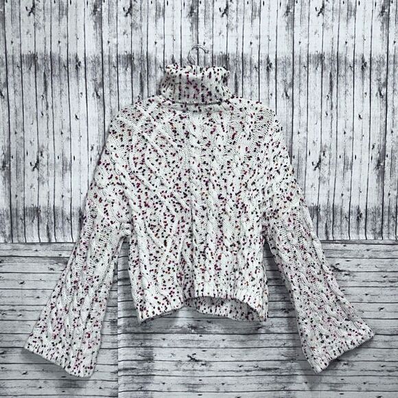 Judith March Ditsy Dots Cropped Sweater - Picture 10 of 10